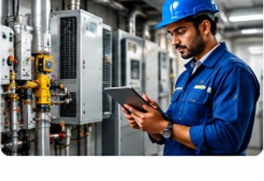 Maintenance team managing hotel assets
