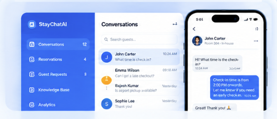 StayChatAI guest messaging